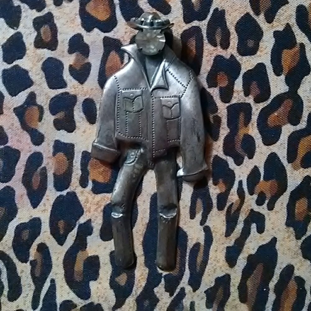 Brooch Cowboy